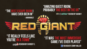Red Giant Immersive Escape Room Reviews
